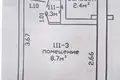 1 room apartment 13 m² Pakaliubicki sielski Saviet, Belarus