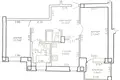 Квартира 2 комнаты 60 м² Минск, Беларусь
