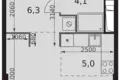 1 room studio apartment 30 m² Moscow, Russia
