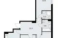 Mieszkanie 3 pokoi 72 m² Troick, Rosja