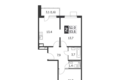 Квартира 2 комнаты 53 м² Москва, Россия