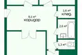 3 room apartment 63 m² Lida, Belarus