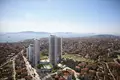  High-rise residence with swimming pools, a spa area and a sports complex in the heart of Istanbul, Turkey