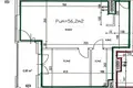 Apartamento 2 habitaciones 56 m² Cracovia, Polonia