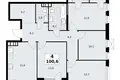 Apartamento 4 habitaciones 101 m² South-Western Administrative Okrug, Rusia