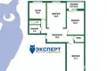 3 room apartment 73 m² Smalyavichy, Belarus