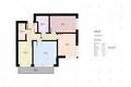 3 room apartment 72 m² Warsaw, Poland