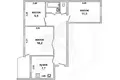 Apartamento 3 habitaciones 63 m² Brest, Belarús