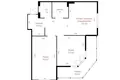 Квартира 3 комнаты 62 м² Минск, Беларусь