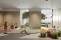 Wohnkomplex New S1LVA PARK Residence with swimming pools close to a school, in the green area of JVT, Dubai, UAE