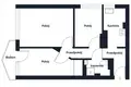 3 room apartment 49 m² in Warsaw, Poland