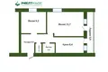 Appartement 2 chambres 45 m² Hudy, Bélarus