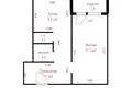 Appartement 1 chambre 41 m² Kopishche, Bélarus