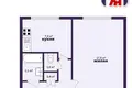 Wohnung 1 zimmer 34 m² Minsk, Belarus