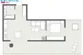 Apartamento 2 habitaciones 43 m² Klaipeda, Lituania