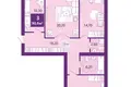 3 room apartment 92 m² Medvedevka, Russia