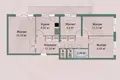 Wohnung 4 zimmer 73 m² Minsk, Belarus