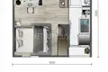 1 bedroom apartment 21 m² Sakhu, Thailand