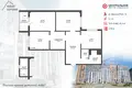 Apartamento 3 habitaciones 76 m² Borovlyany, Bielorrusia