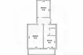 2 room apartment 54 m² Malaryta, Belarus