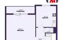 1 room apartment 37 m² Minsk, Belarus