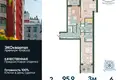 2 room apartment 96 m² Kaliningrad, Russia