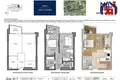 Квартира 2 комнаты 39 м² Минск, Беларусь