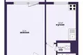 Wohnung 1 zimmer 30 m² Soligorsk, Belarus