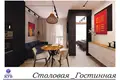 2 room apartment 37 m² Minsk, Belarus