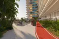 Complejo residencial New residence Samana Lake Views with swimming pools and lounge areas close to a highway, Production City, Dubai, UAE