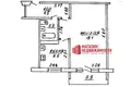 Appartement 1 chambre 33 m² Hrodna, Bélarus