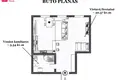 1 room apartment 34 m² Vilnius, Lithuania