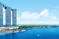  New high-rise residence Oceanz with a swimming pool, a spa center and a business center, Maritime City, Dubai, UAE