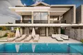 Kompleks mieszkalny New complex of furnished villas with a swimming pool and a spa at 250 meters from the promenade, Fethiye, Turkey