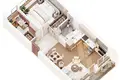 Квартира 3 комнаты 45 м² Варшава, Польша