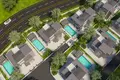 Residential complex Gated complex of villas at 600 meters from the beach, Fethiye, Turkey