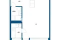 Квартира 1 комната 30 м² Helsinki sub region, Финляндия