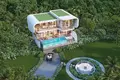 Residential complex New residential complex of luxury villas in Bo Phut, Koh Samui, Surat Thani, Thailand