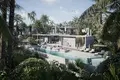 Kompleks mieszkalny New complex of villas and townhouses with swimming pools, a shopping mall and restaurants, Ubud, Bali, Indonesia