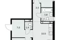 Appartement 3 chambres 60 m² poselenie Desenovskoe, Fédération de Russie