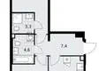 Appartement 2 chambres 60 m² Troïtsk, Russie