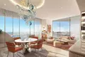  New high-rise residence Coral Reef with swimming pools and a spa center, Maritime City, Dubai, UAE