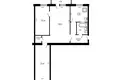 Wohnung 3 zimmer 56 m² Minsk, Belarus