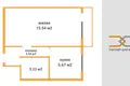 Apartamento 1 habitación 29 m² Minsk, Belarús