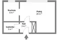 Квартира 1 комната 31 м² Познань, Польша