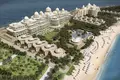 Residential complex New luxury residence Raffles penthouses with a mini golf course and a beach club, Palm Jumeirah, Dubai, UAE