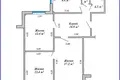 3 room apartment 68 m² Minsk, Belarus