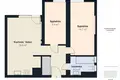 3 room apartment 59 m² Poznan, Poland