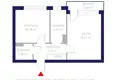 Mieszkanie 2 pokoi 41 m² Warszawa, Polska
