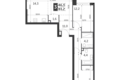 Mieszkanie 3 pokoi 83 m² North-Eastern Administrative Okrug, Rosja